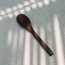 Load image into Gallery viewer, WAVE COCONUT BOWL &amp; WOOD SPOON SET